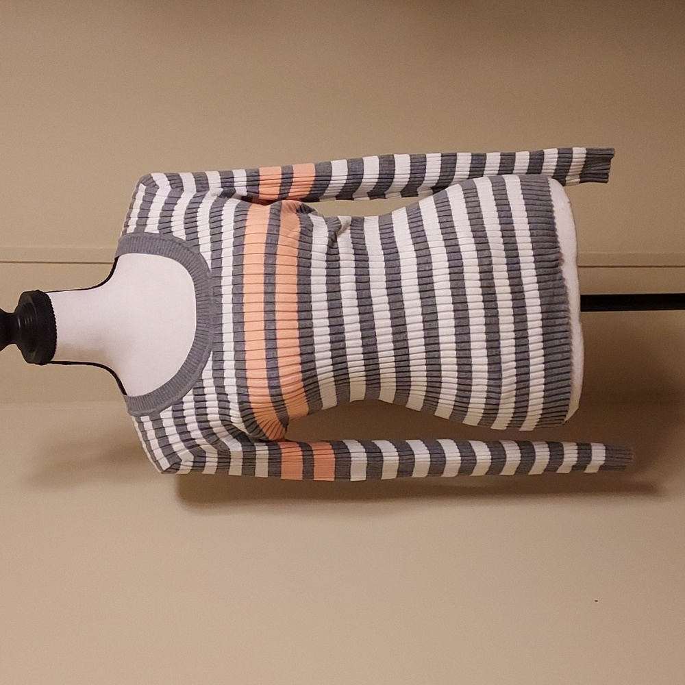 Striped crewneck sweater by The Slope